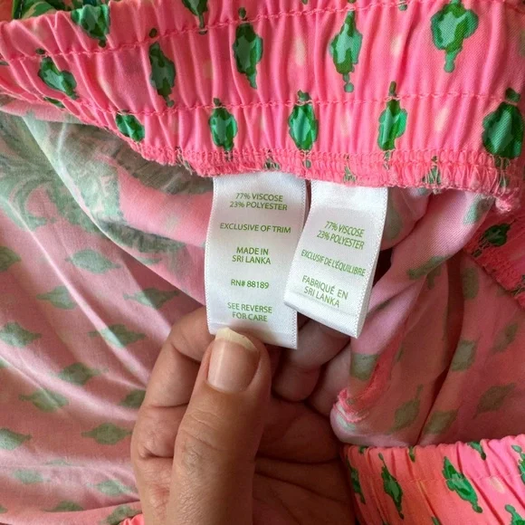 LILLY PULITZER  Women's Katia Mid Rise Shorts Size Large - Picture 7 of 15